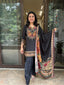 BLACK FARSHI SUIT SET