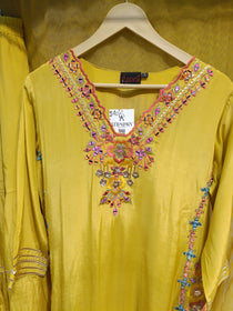 Colourful Haldi Sharara