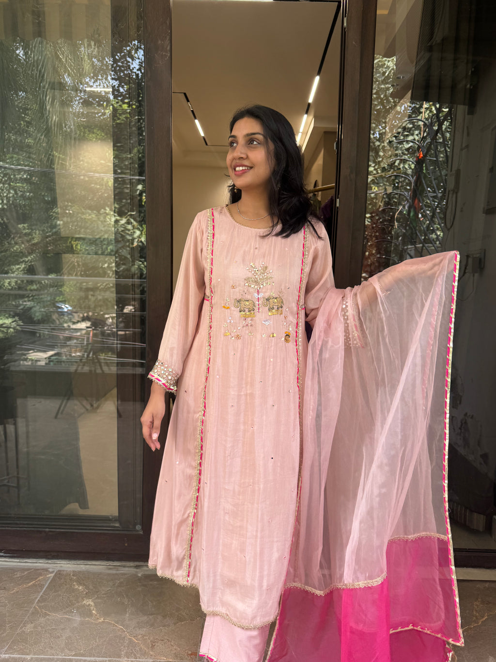 Pretty Pink Anarkali