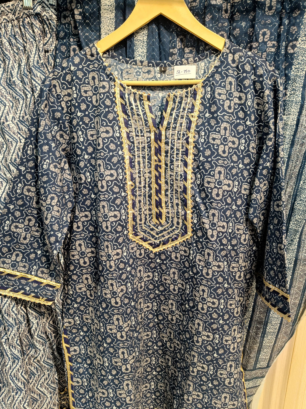 Cotton Indigo Sharara
