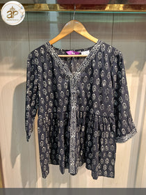 BLACK COTTON TOP