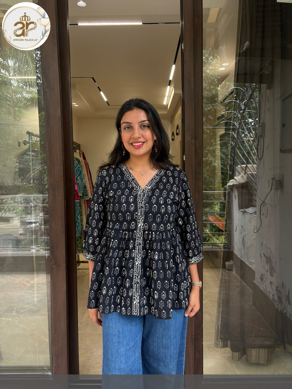 BLACK COTTON TOP