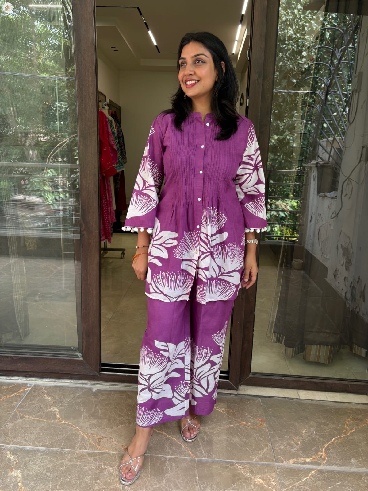PURPLE ALINE COORDSET