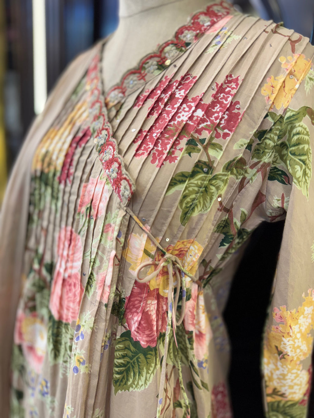 COTTON FLORAL ANGRAKHA