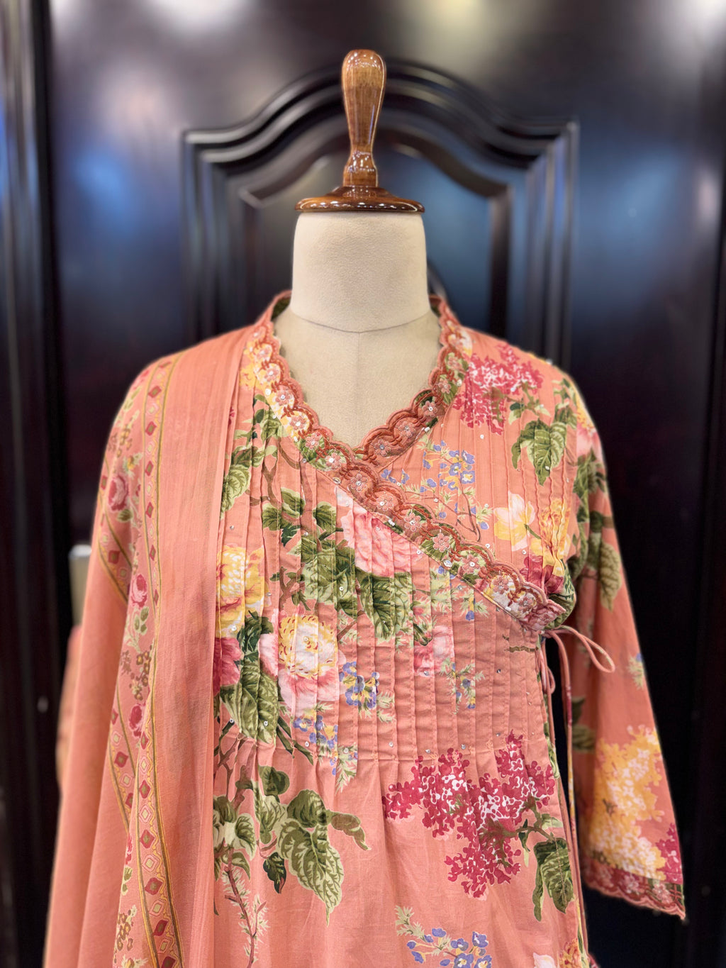 COTTON FLORAL ANGRAKHA