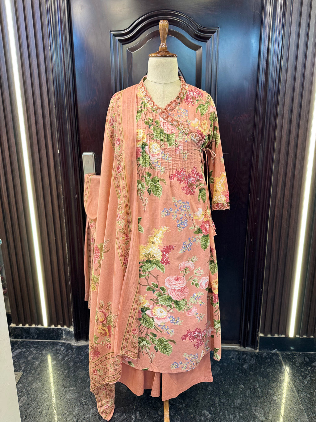 COTTON FLORAL ANGRAKHA