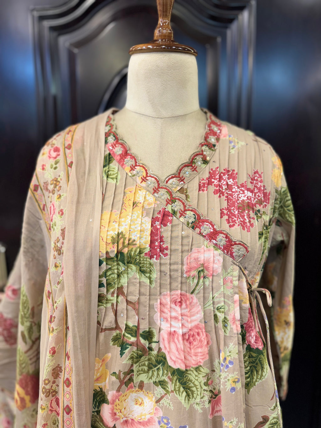 COTTON FLORAL ANGRAKHA