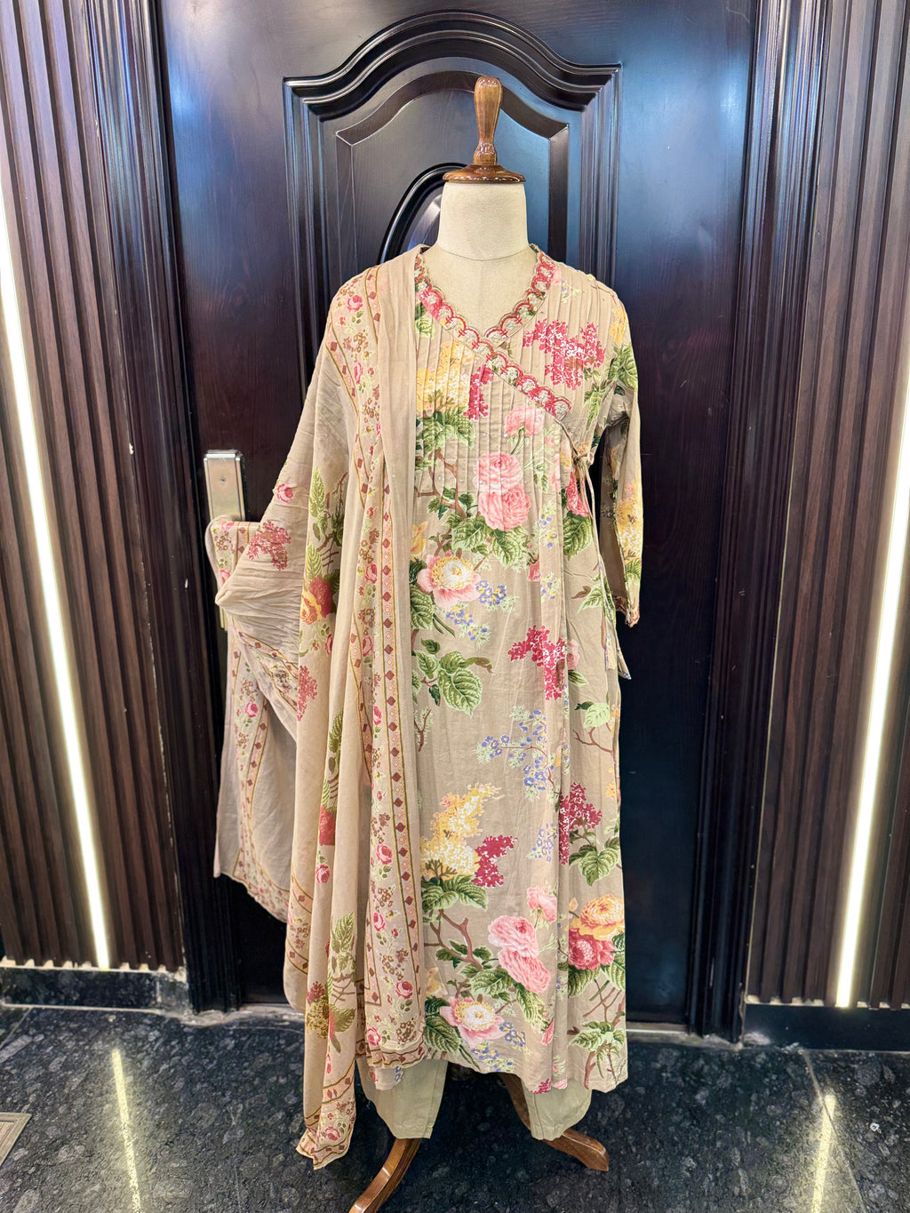 COTTON FLORAL ANGRAKHA