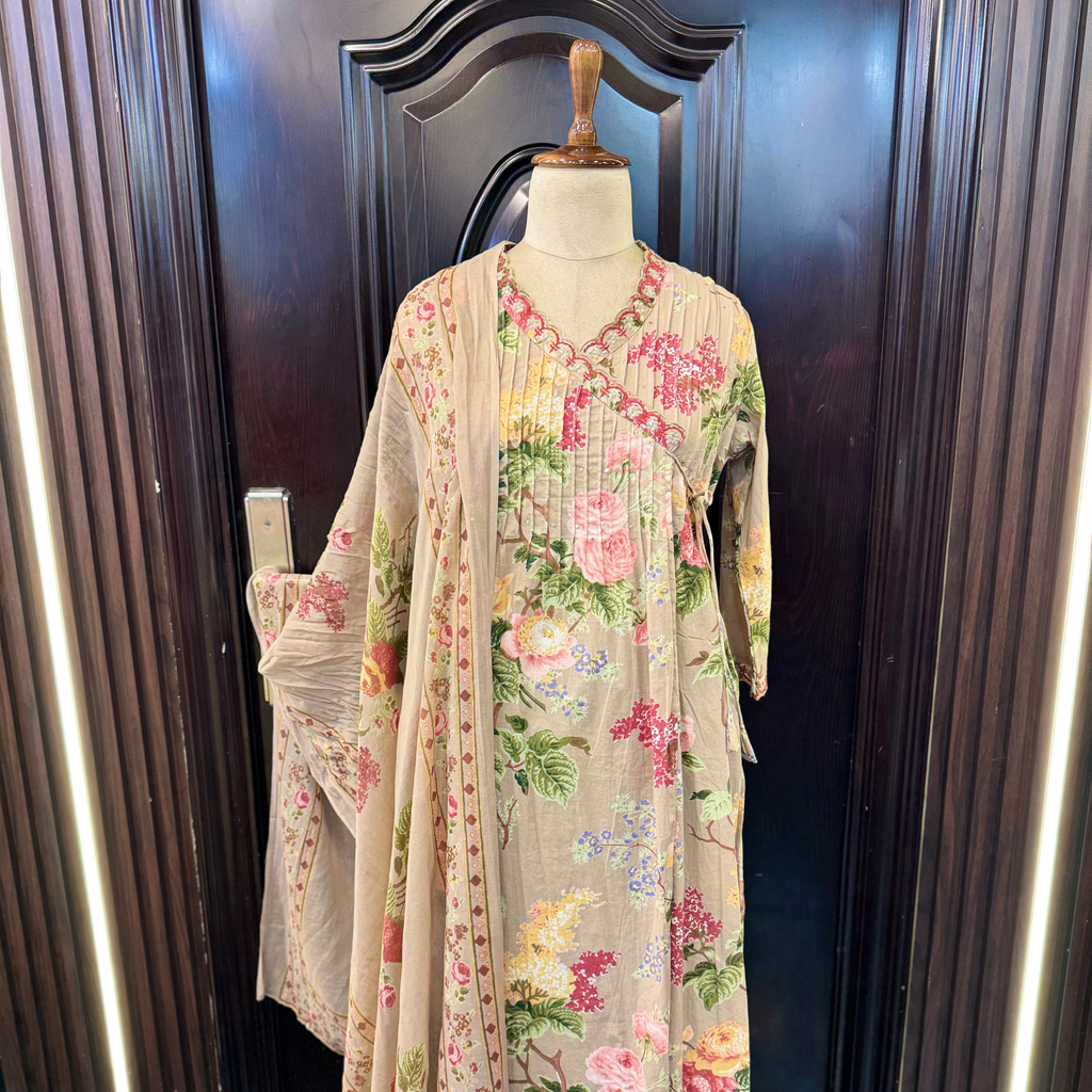 COTTON FLORAL ANGRAKHA