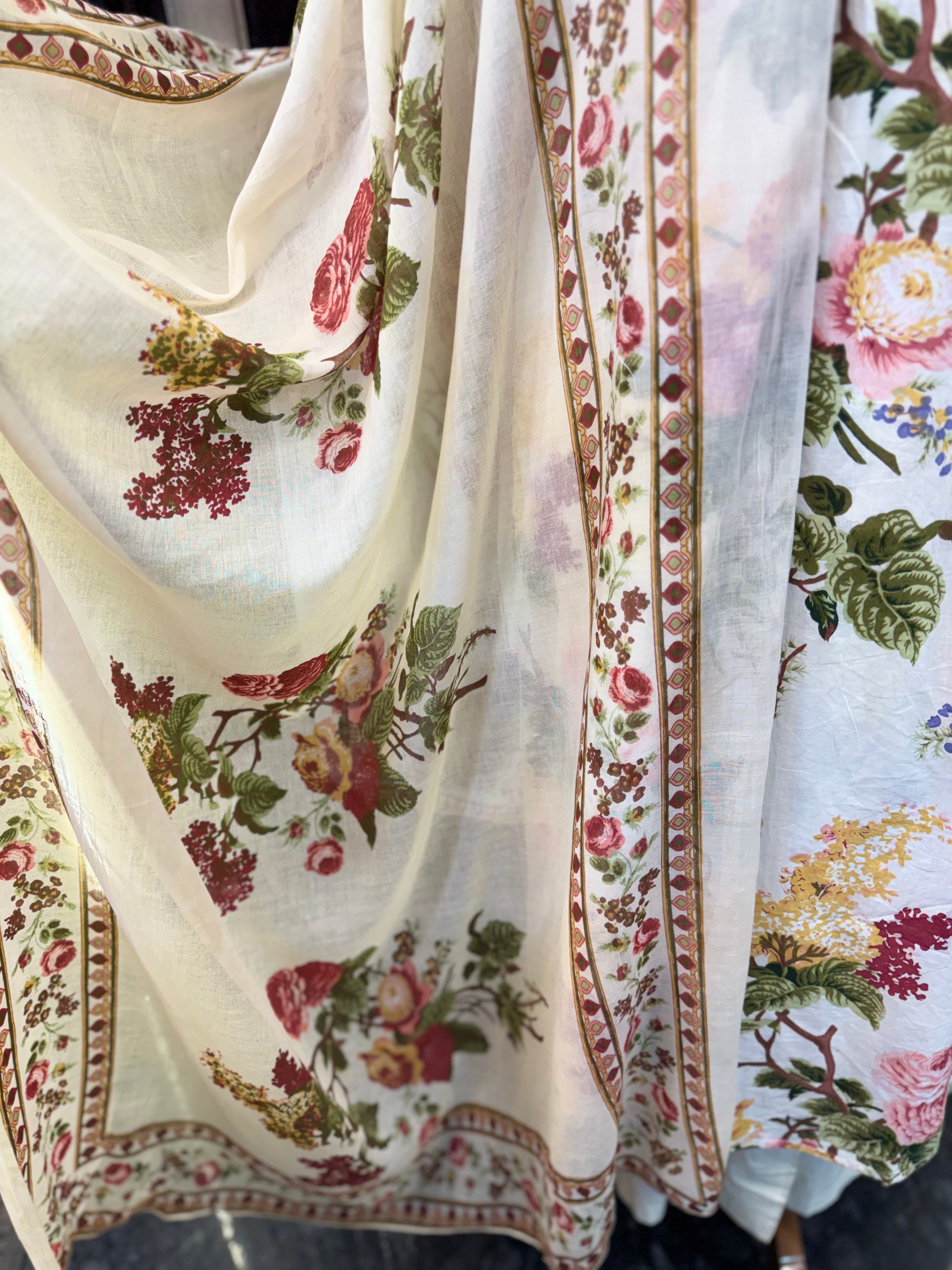 COTTON FLORAL ANGRAKHA
