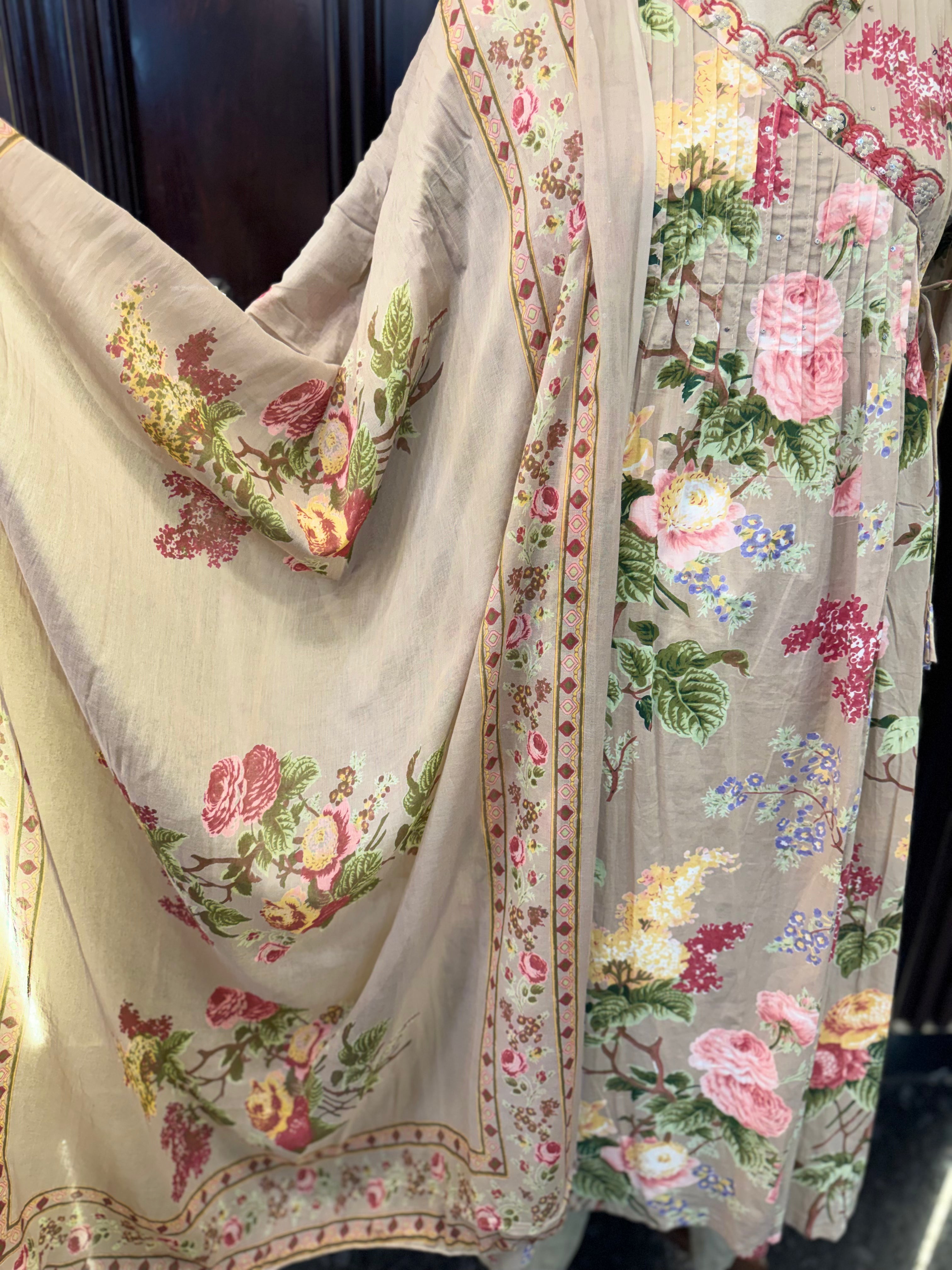 COTTON FLORAL ANGRAKHA