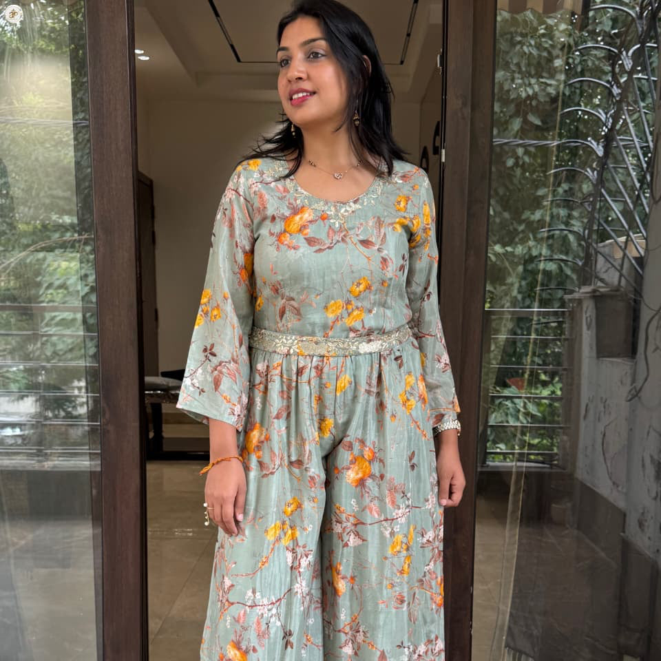 FLORAL JUMPSUIT