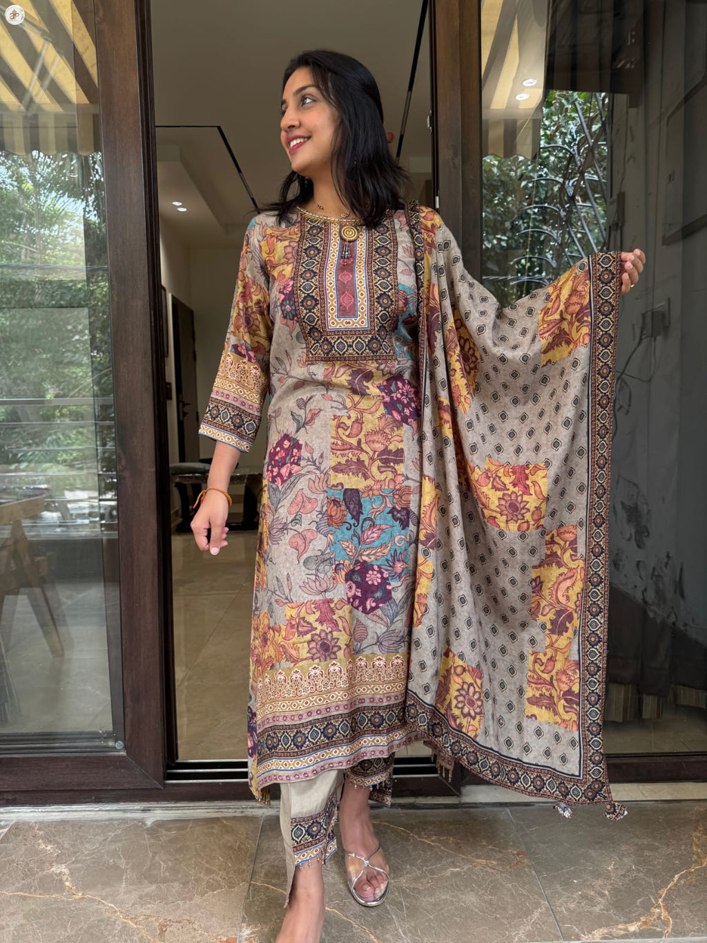 KALAMKAARI SUIT SET