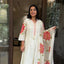 WHITE BRUSH PAINT ANARKALI