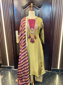 TISSUE TASSEL ANARKALI