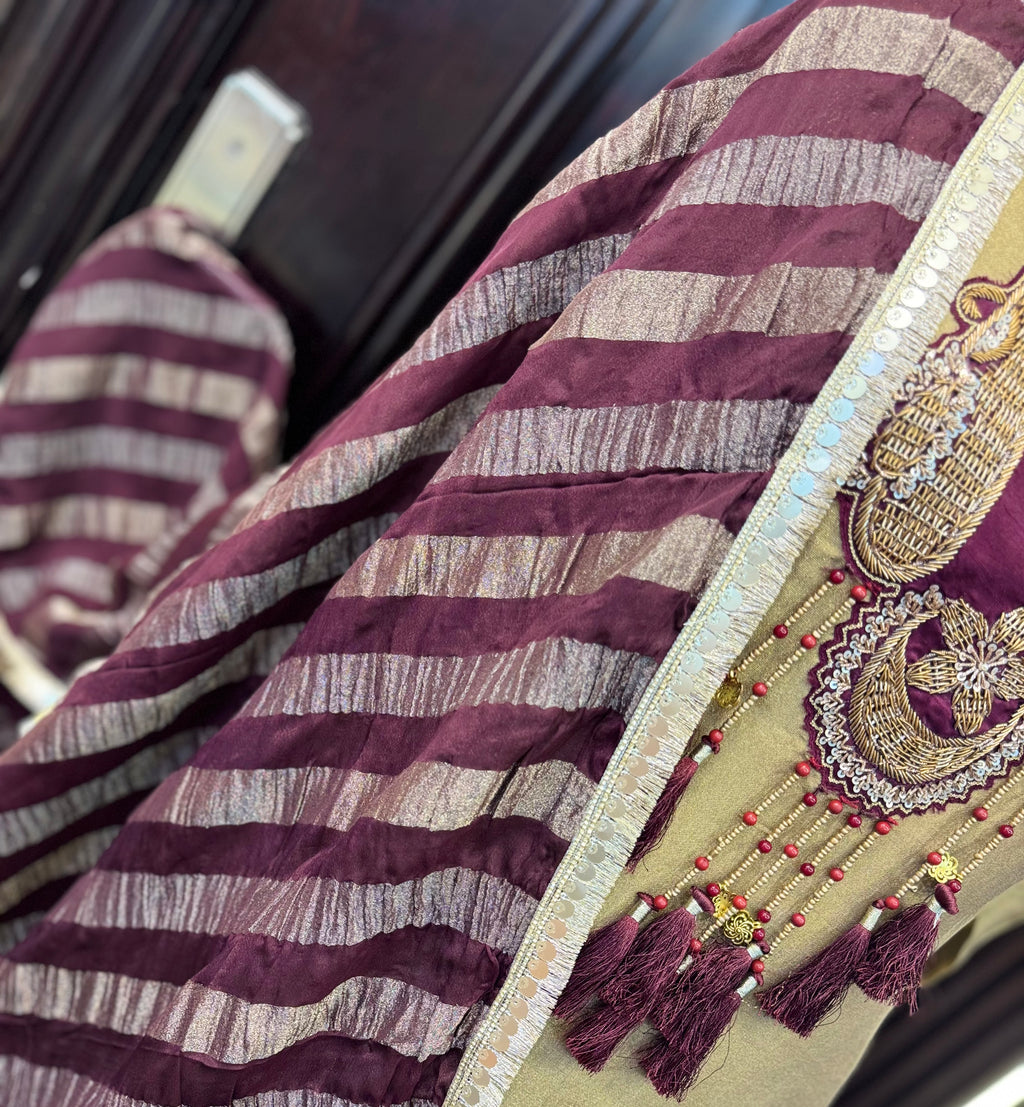 TISSUE TASSEL ANARKALI