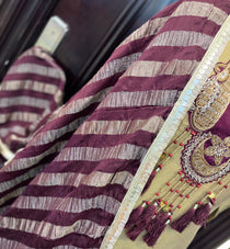 TISSUE TASSEL ANARKALI