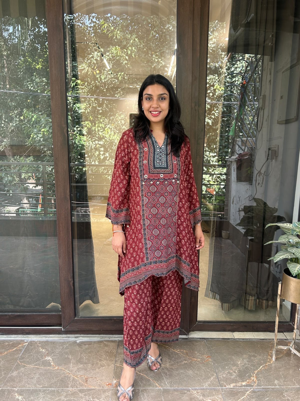 Trendy Ajrakh Co-ord