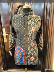 BLACK AJRAKH SHIRT