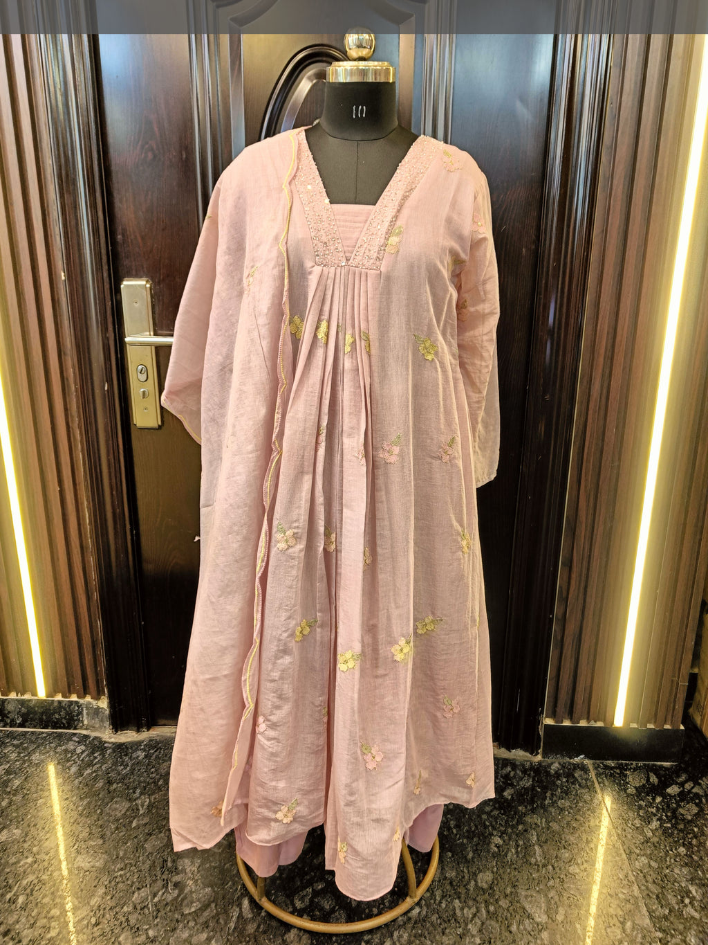 SOFT PINK ANARKALI
