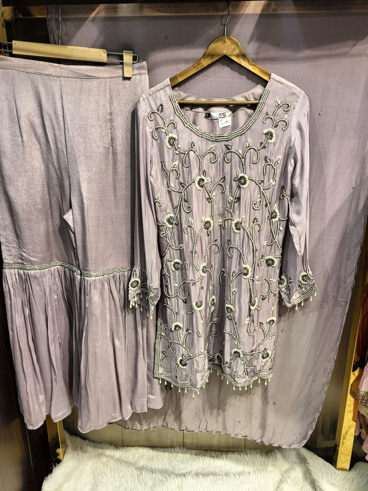 Lavender Pearl Sharara