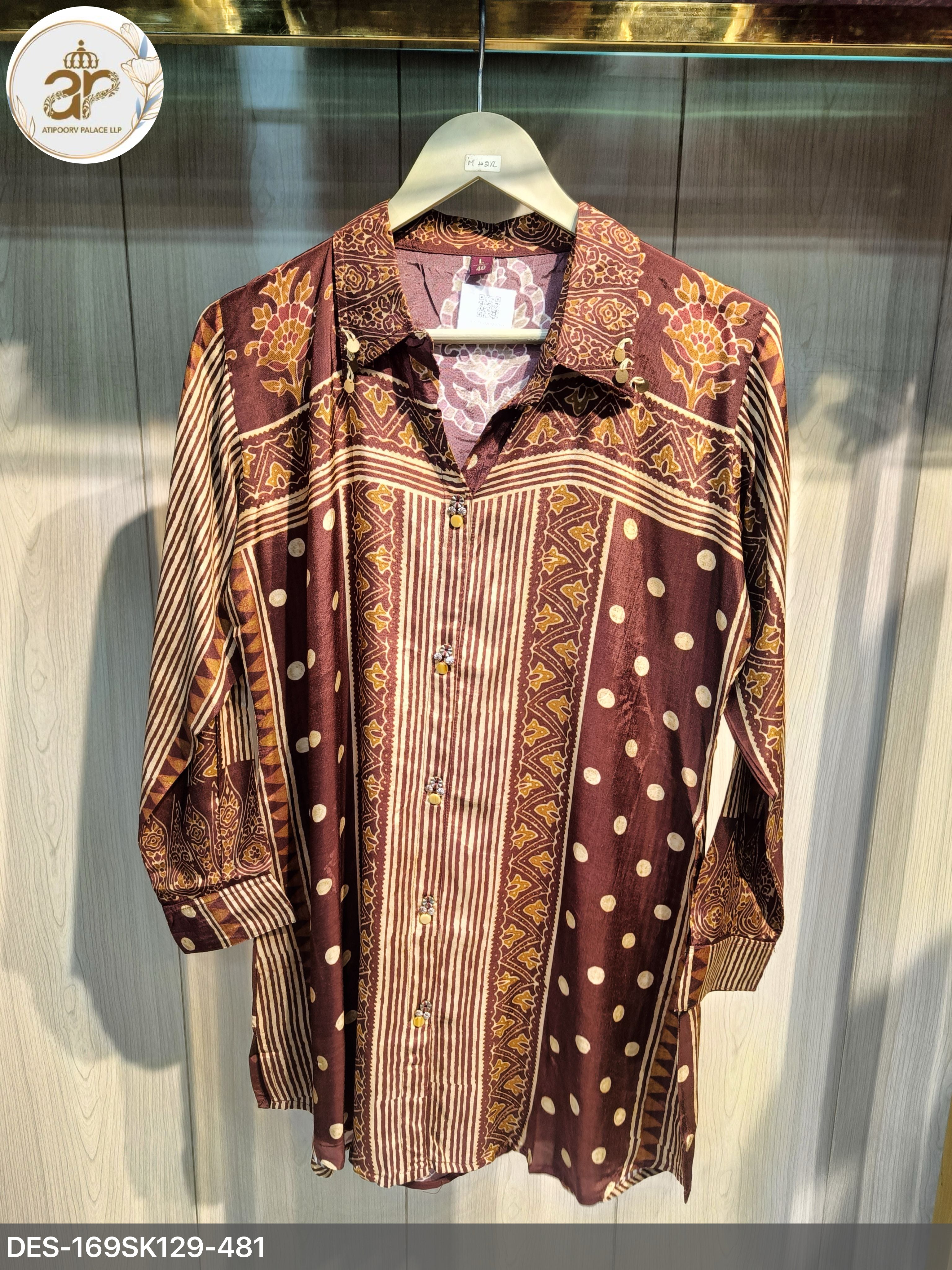 AJRAKH SHIRTS RUST