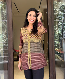 AJRAKH SHIRTS GREEN
