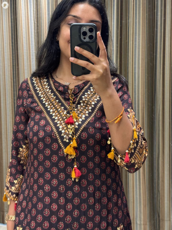 MAROON WINE COORDSET