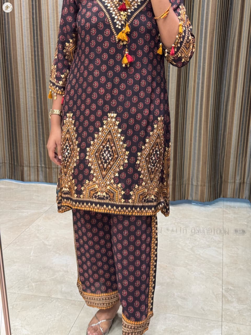 MAROON WINE COORDSET