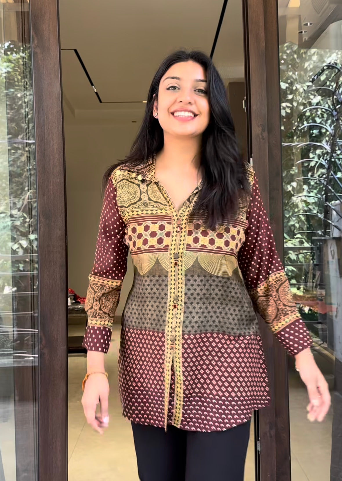 AJRAKH SHIRTS GREEN
