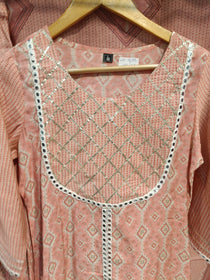Pink Muslin Sharara