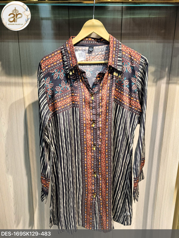 AJRAKH SHIRTS BLACK