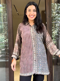 AJRAKH SHIRTS BROWN