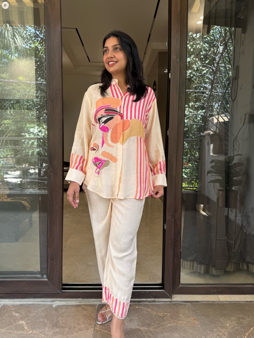PASTEL EMBRODIERY COORDSET