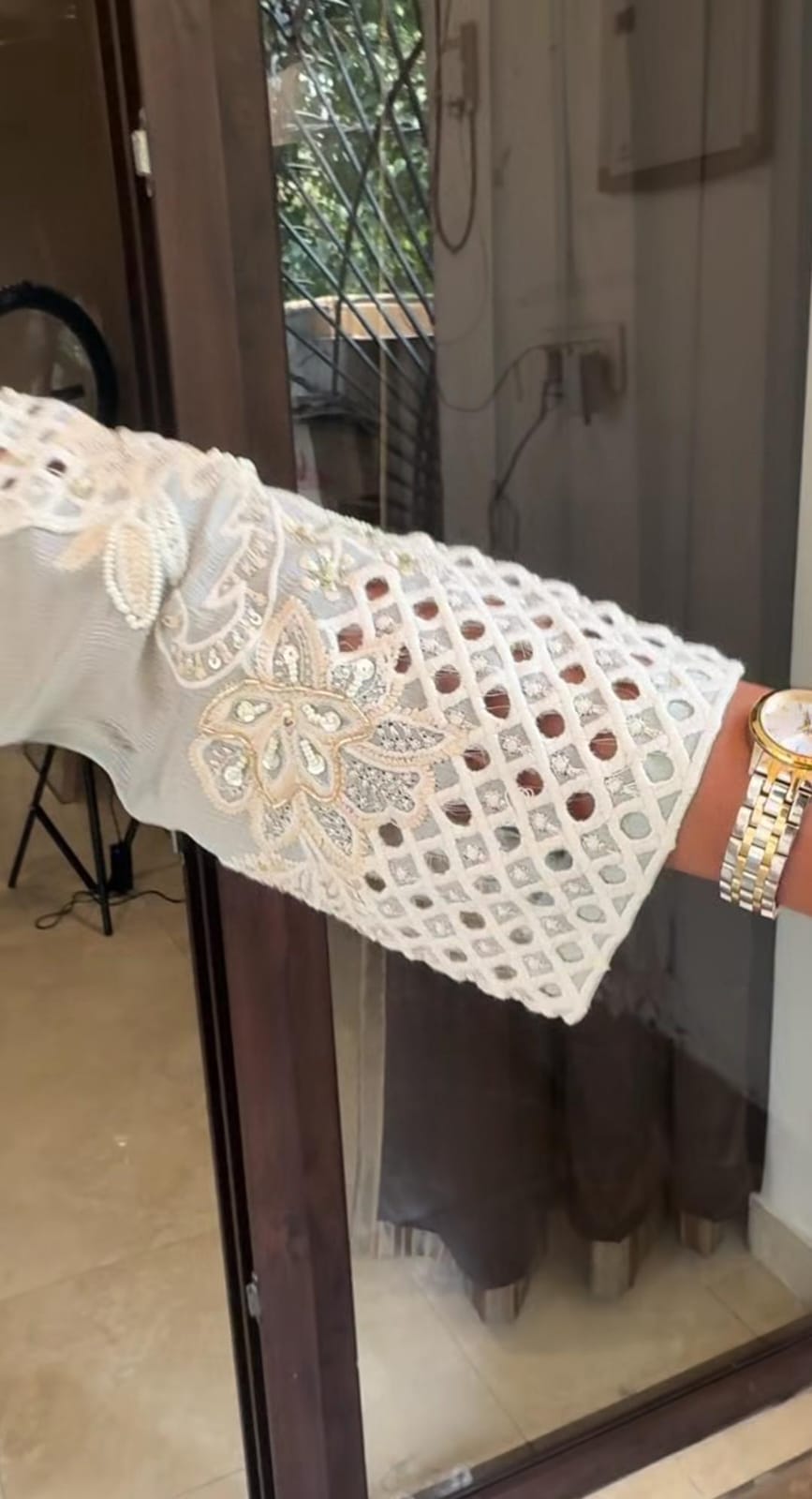 PASTEL CUTWORK COORDSET