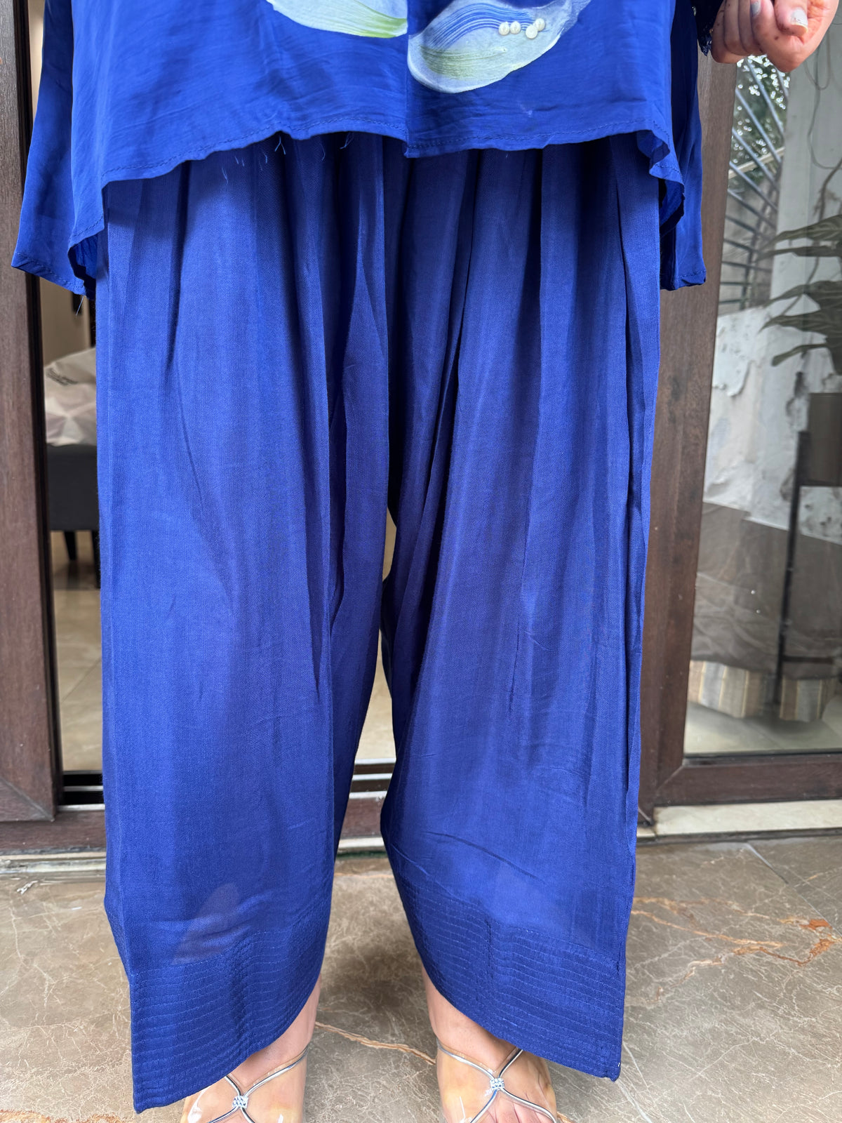 BLUE HANDPAINT FARSI SET