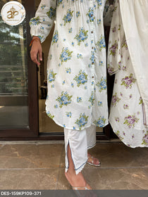 FLORAL MUL KURTA SET