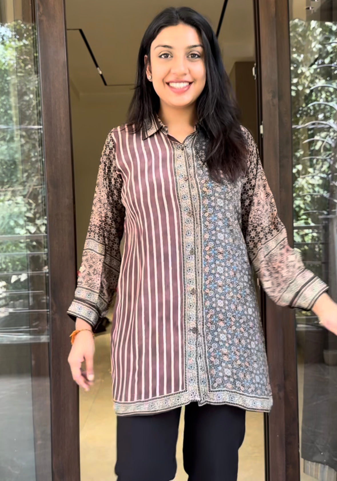 AJRAKH SHIRTS BROWN