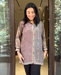 AJRAKH SHIRTS BROWN