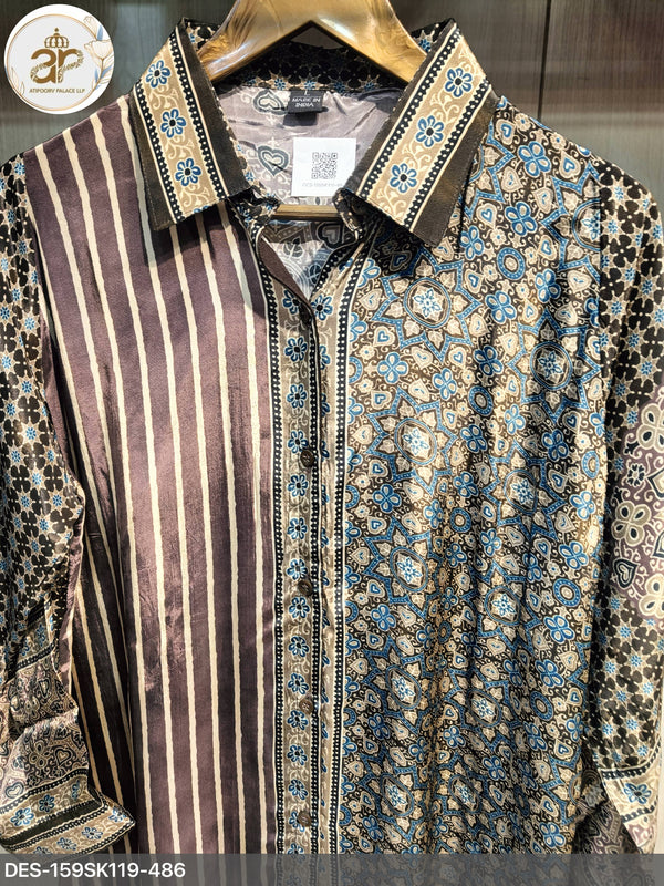 AJRAKH SHIRTS BROWN