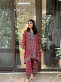 Trendy Ajrakh Co-ord
