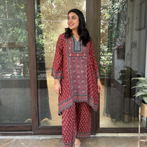 Trendy Ajrakh Co-ord