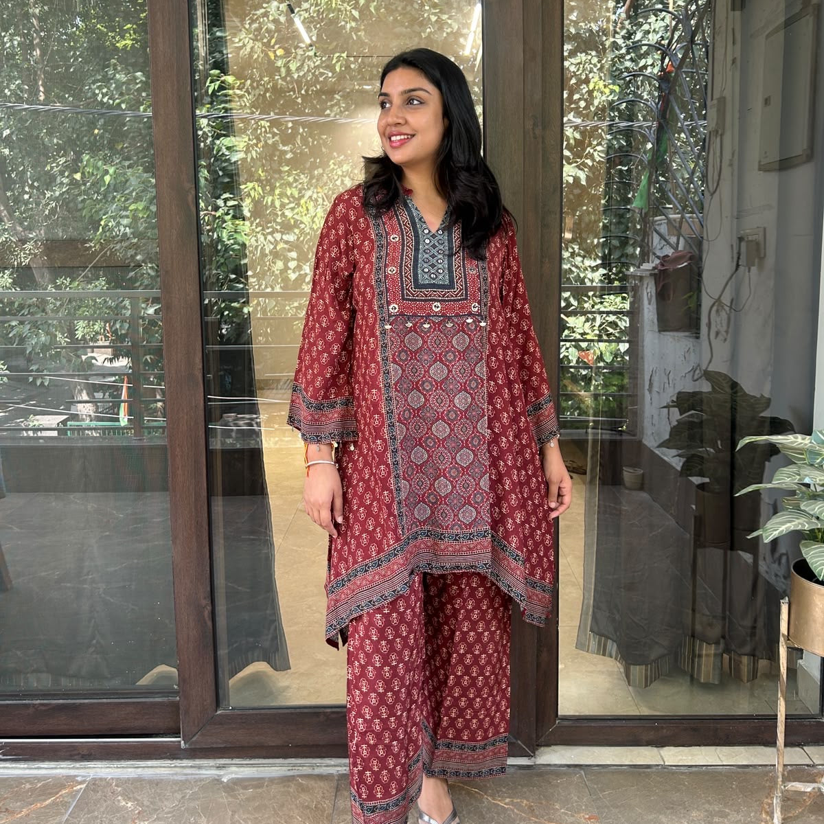 Trendy Ajrakh Co-ord