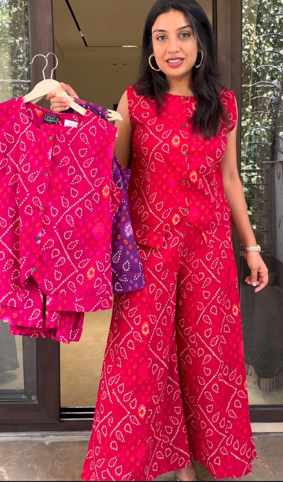BANDNI COTTON VEST SET Main image