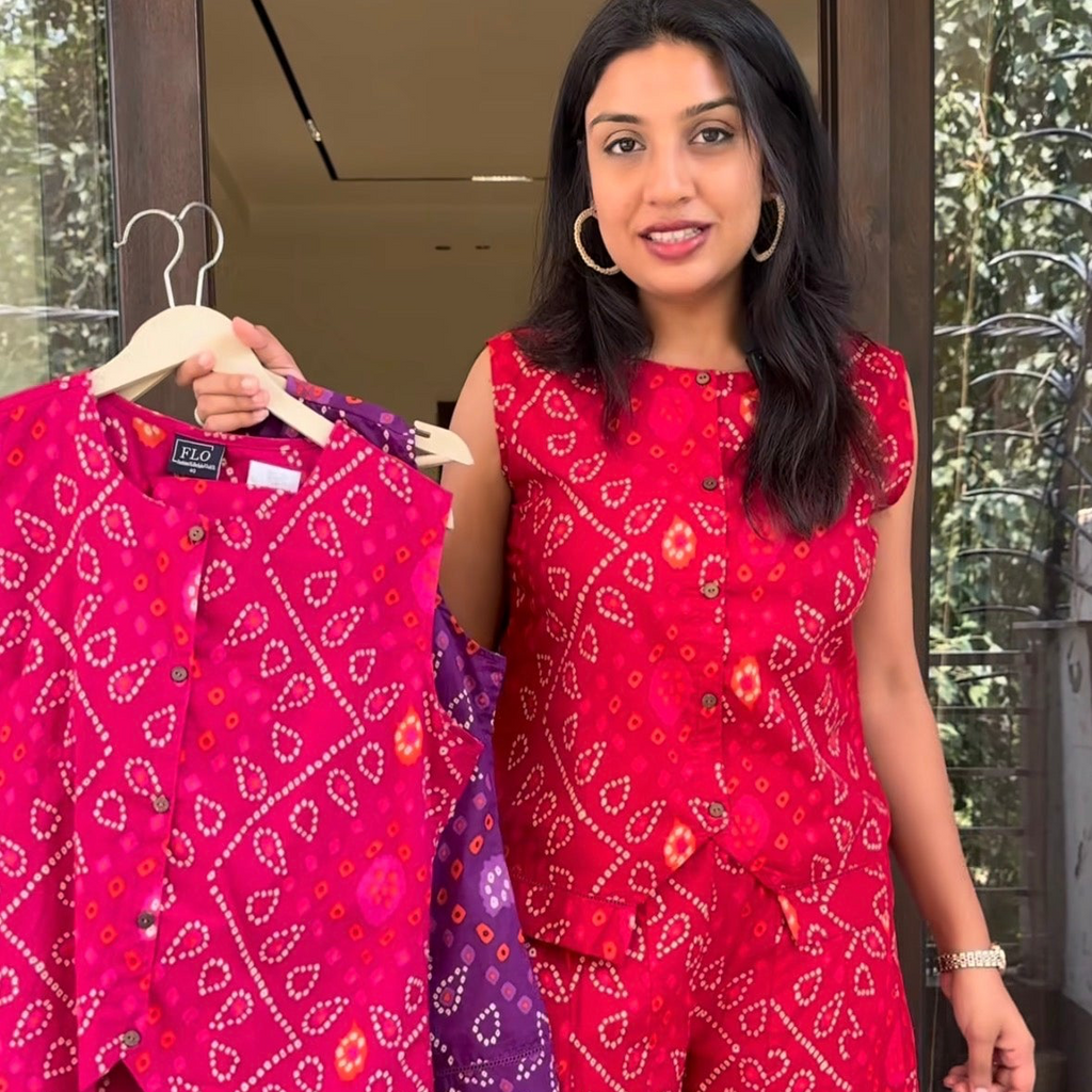 BANDNI COTTON VEST SET