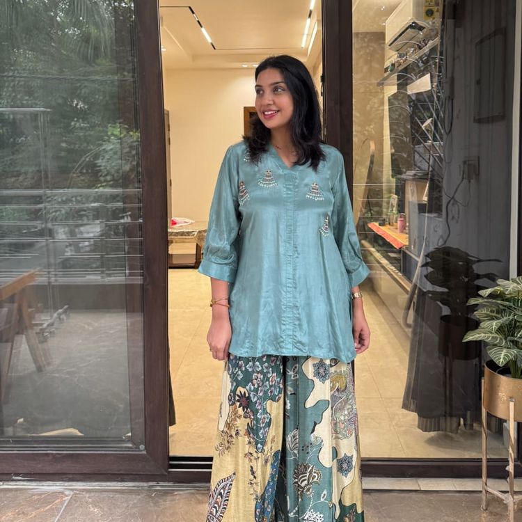 SEA GREEN TUCK-IN COORD Main image