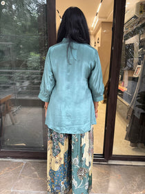 SEA GREEN TUCK-IN COORD