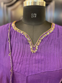 Handwork Zari Anarkali Set