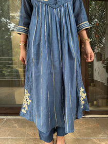 Comfort Blue Anarkali