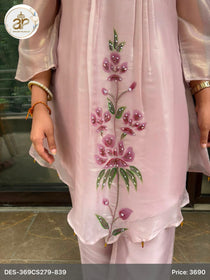 PURPLE HANDPAINT COORD
